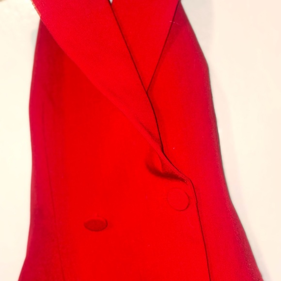 Bardot Red Backless Halter Dress - Picture 4 of 7